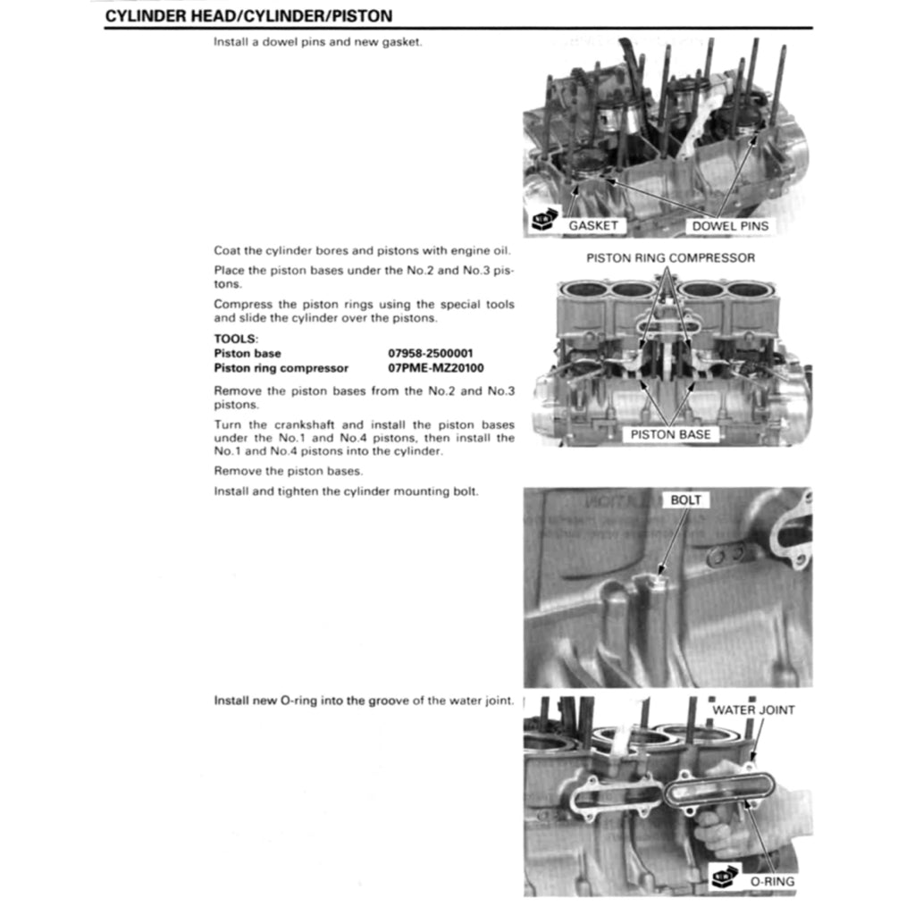 HONDA CB1300F SUPER FOUR SC54 (2003-2013) SERVICE WORKSHOP MANUAL + PARTS CATALOGUE + OWNER'S MANUAL