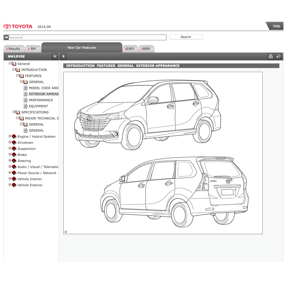 TOYOTA AVANZA F650/F651/F654 (2011-2018) SERVICE WORKSHOP MANUAL