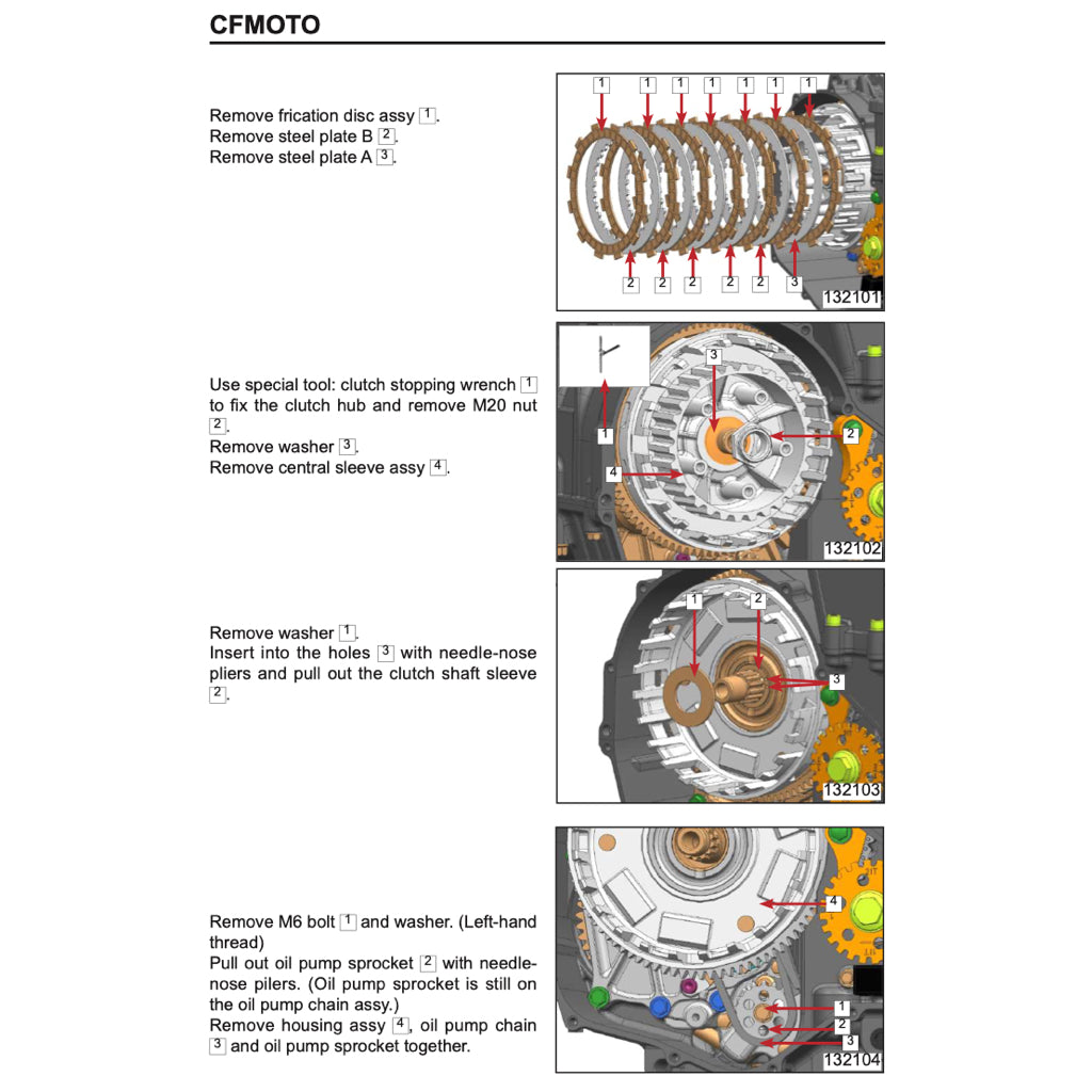 CFMOTO CF650NK CF650-7C (2020-2023) SERVICE WORKSHOP MANUAL + OWNER'S MANUAL