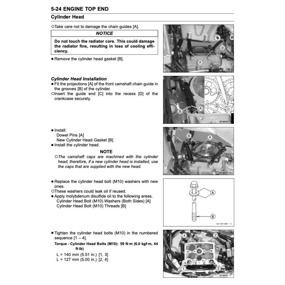 KAWASAKI KX250 F (2012-2016) SERVICE WORKSHOP MANUAL + PARTS CATALOGUE + OWNER'S MANUAL