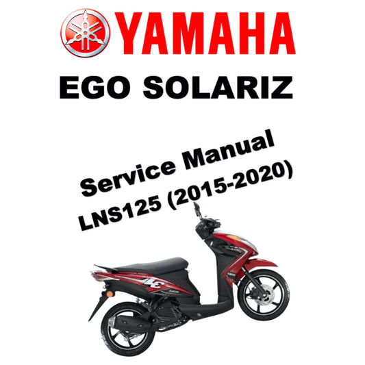 YAMAHA EGO SOLARIZ FI LNS125 (2015-2020) SERVICE WORKSHOP MANUAL + PARTS CATALOGUE + OWNER MANUAL - BAHASA INDONESIA
