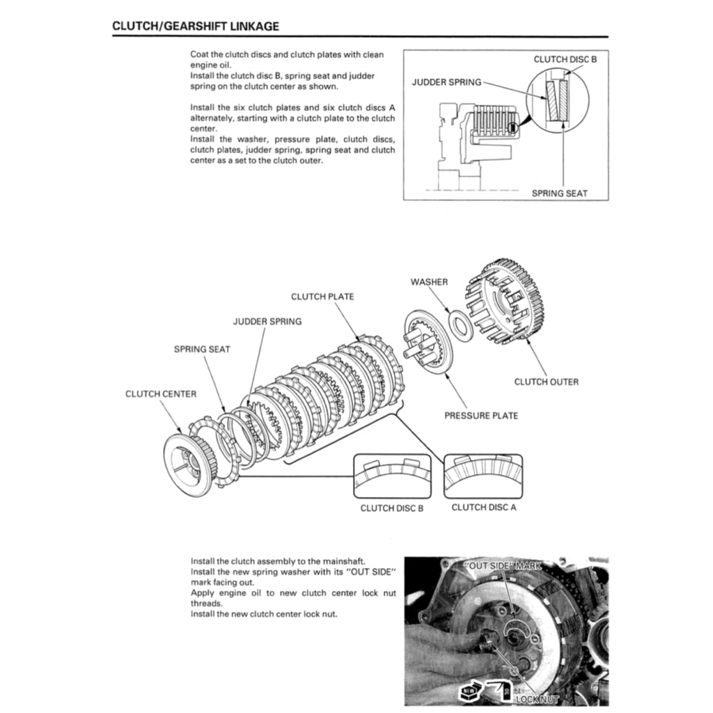 HONDA SHADOW VT600C / CD / VLX (1988-2006) SERVICE WORKSHOP MANUAL + OWNER'S MANUAL