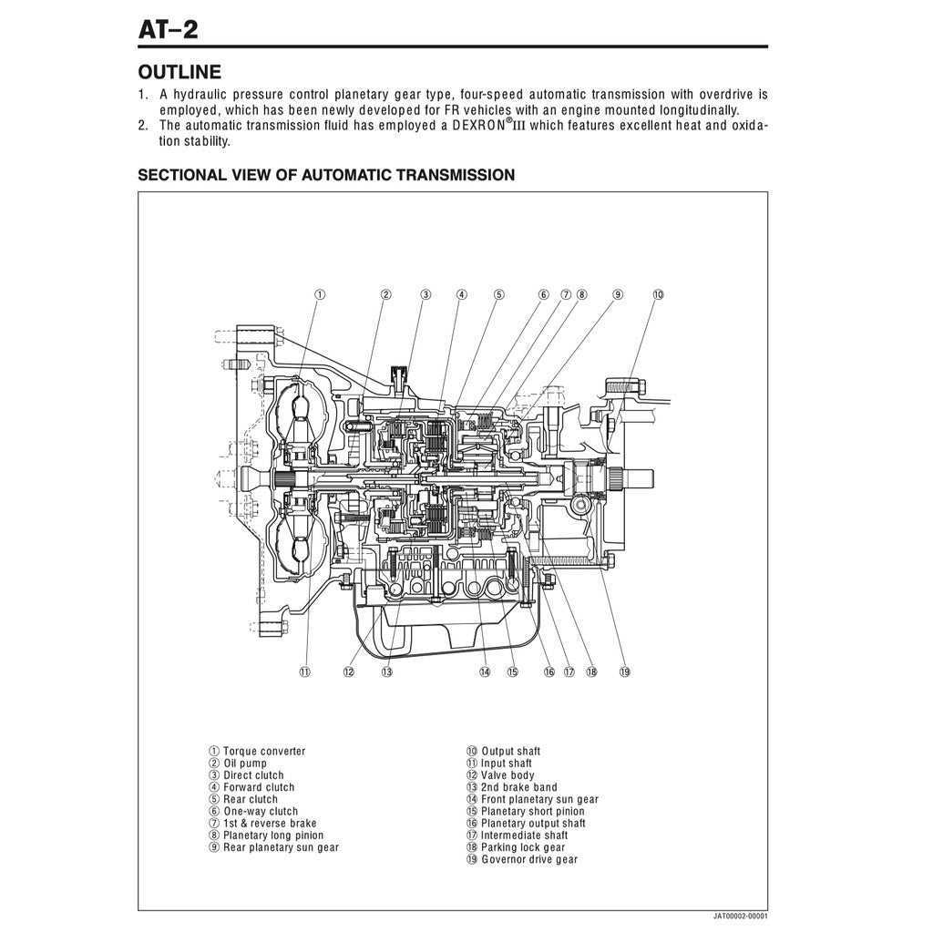 DAIHATSU TERIOS J100 (1997-2006) SERVICE WORKSHOP MANUAL