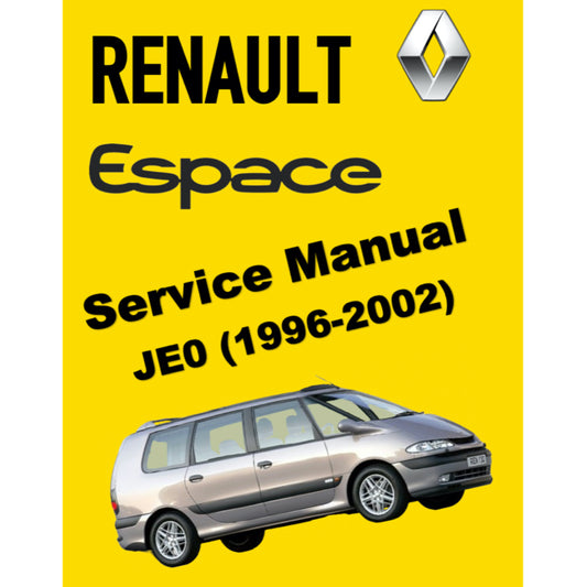 RENAULT ESPACE 3 (1996-2002) SERVICE WORKSHOP MANUAL