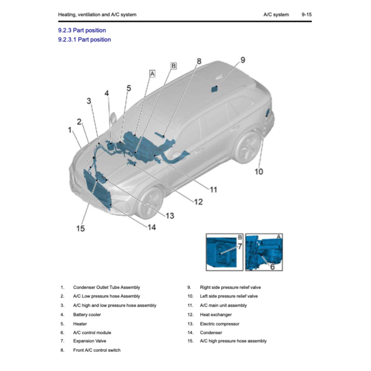 GEELY XINGYUE L / MONJARO KX11 PHEV (2023+) SERVICE WORKSHOP MANUAL