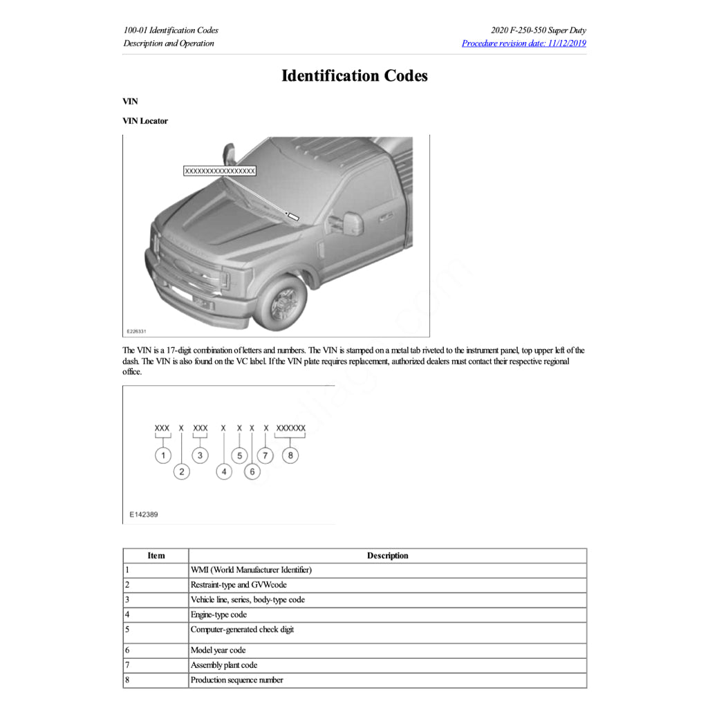 FORD F-250 F-350 SUPERDUTY P558 (2017-2022) SERVICE WORKSHOP MANUAL