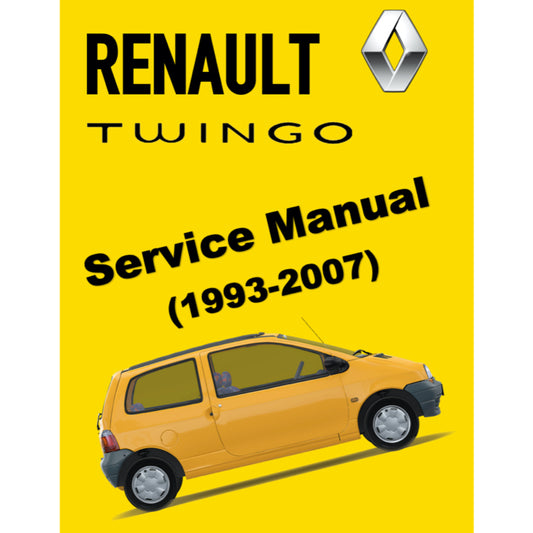 RENAULT TWINGO 1 (1993-2007) SERVICE WORKSHOP MANUAL
