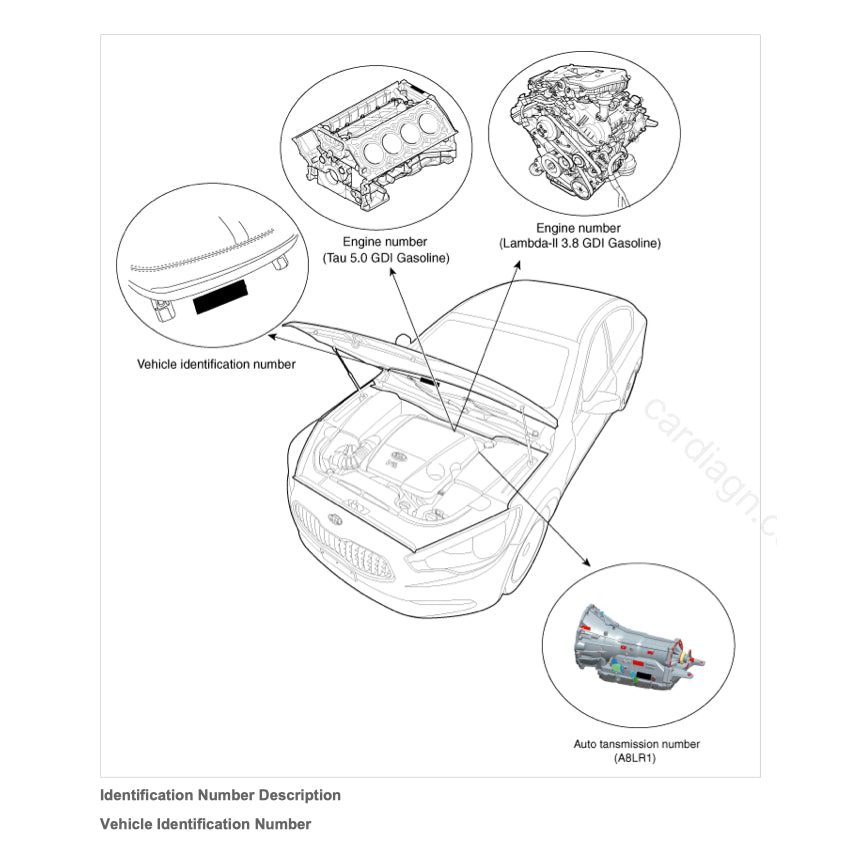 KIA QUORIS K9 KH (2012-2018) SERVICE WORKSHOP MANUAL