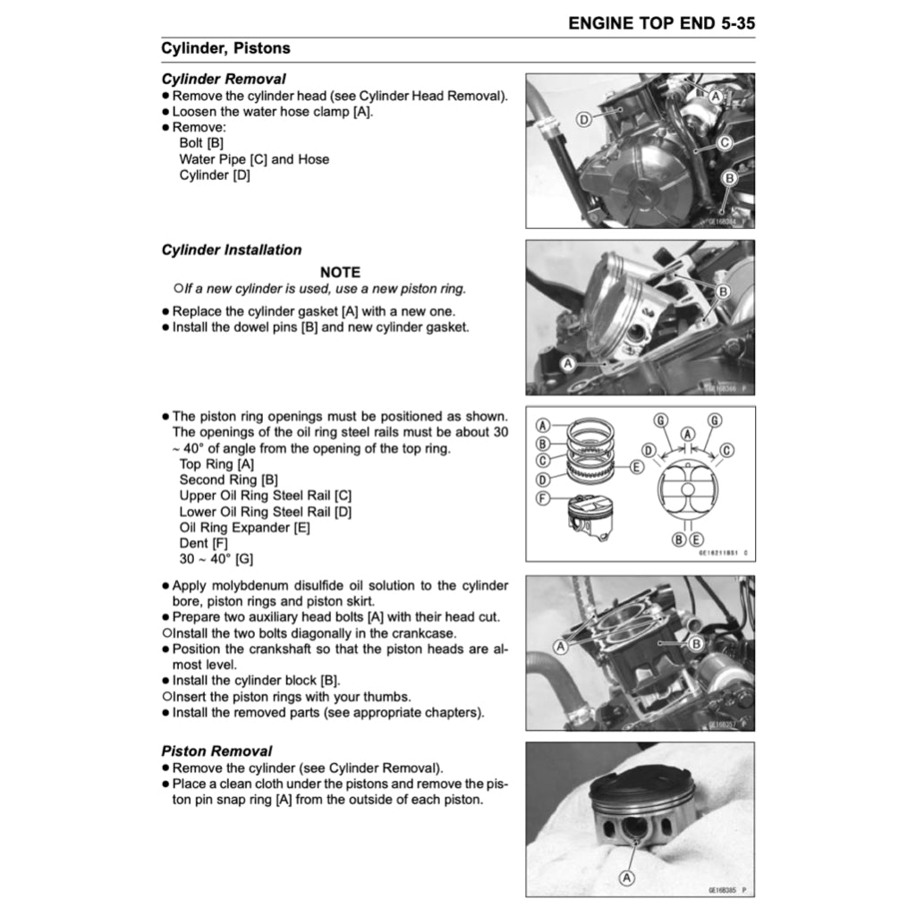 KAWASAKI Z250 (2013-2015) SERVICE WORKSHOP MANUAL + PARTS CATALOGUE + OWNER'S MANUAL