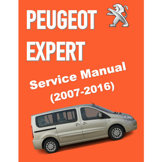 PEUGEOT EXPERT G9 (2007-2016) SERVICE WORKSHOP MANUAL