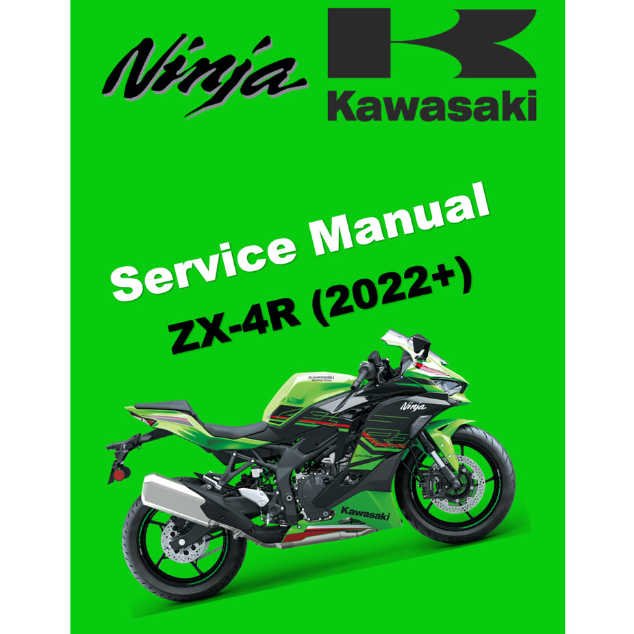 KAWASAKI ZX-4R (2022+) SERVICE WORKSHOP MANUAL + OWNER'S MANUAL