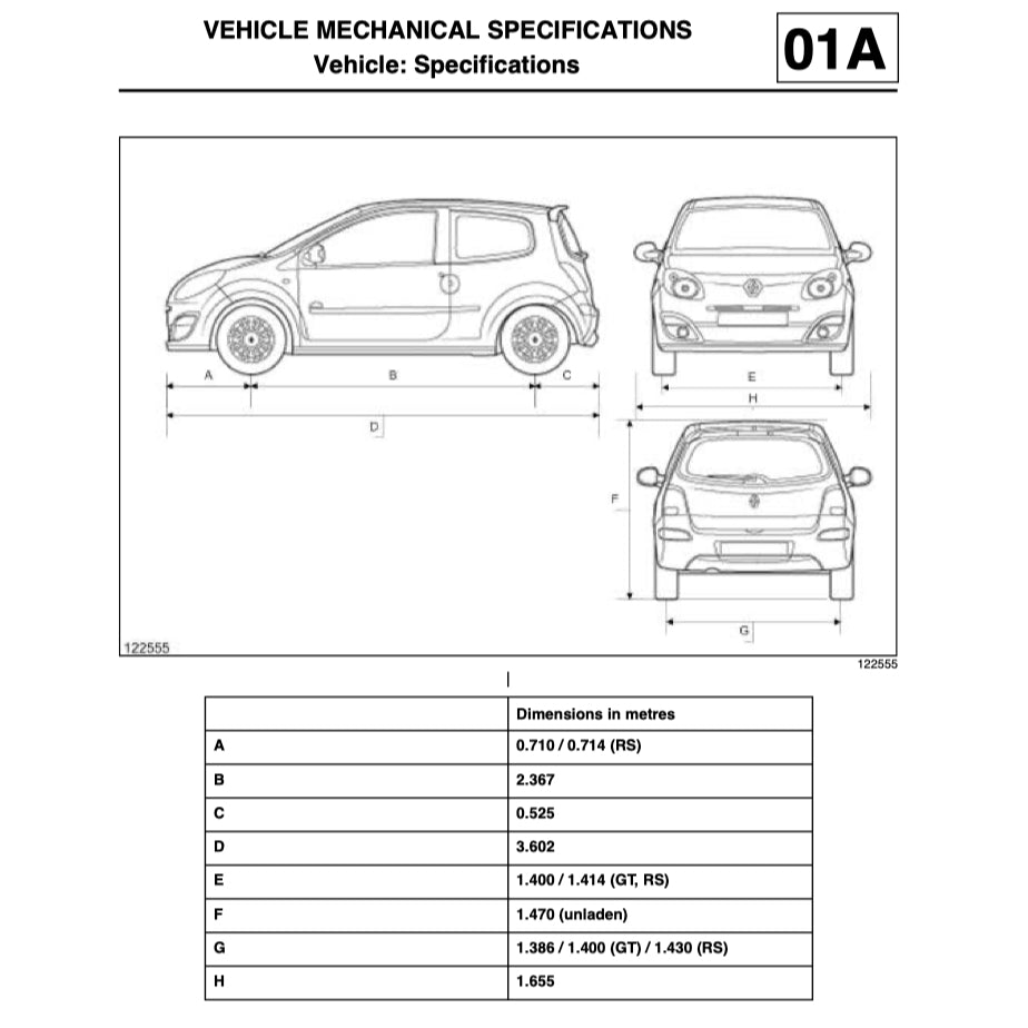 RENAULT TWINGO 2 (2007-2014) SERVICE WORKSHOP MANUAL