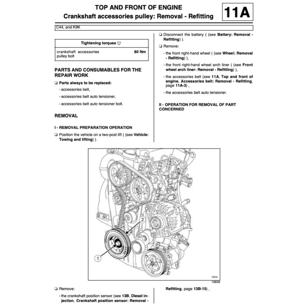 RENAULT TWINGO 2 (2007-2014) SERVICE WORKSHOP MANUAL