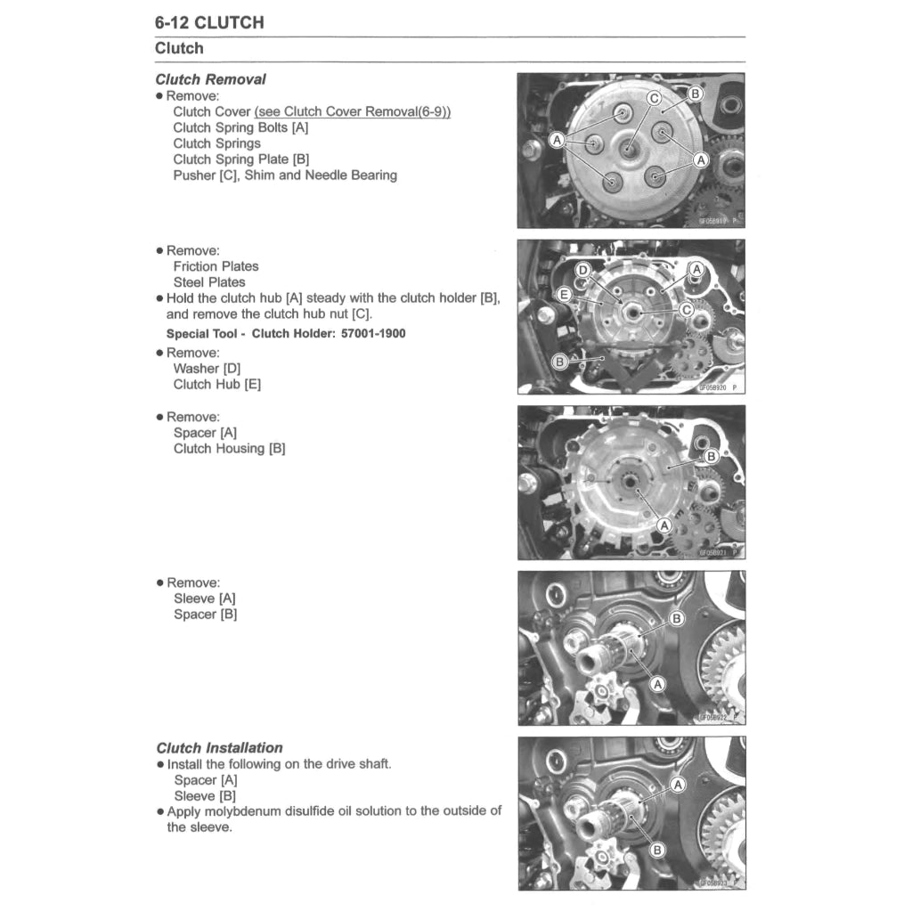 KAWASAKI KLR650 (2022+) SERVICE WORKSHOP MANUAL + OWNER'S MANUAL