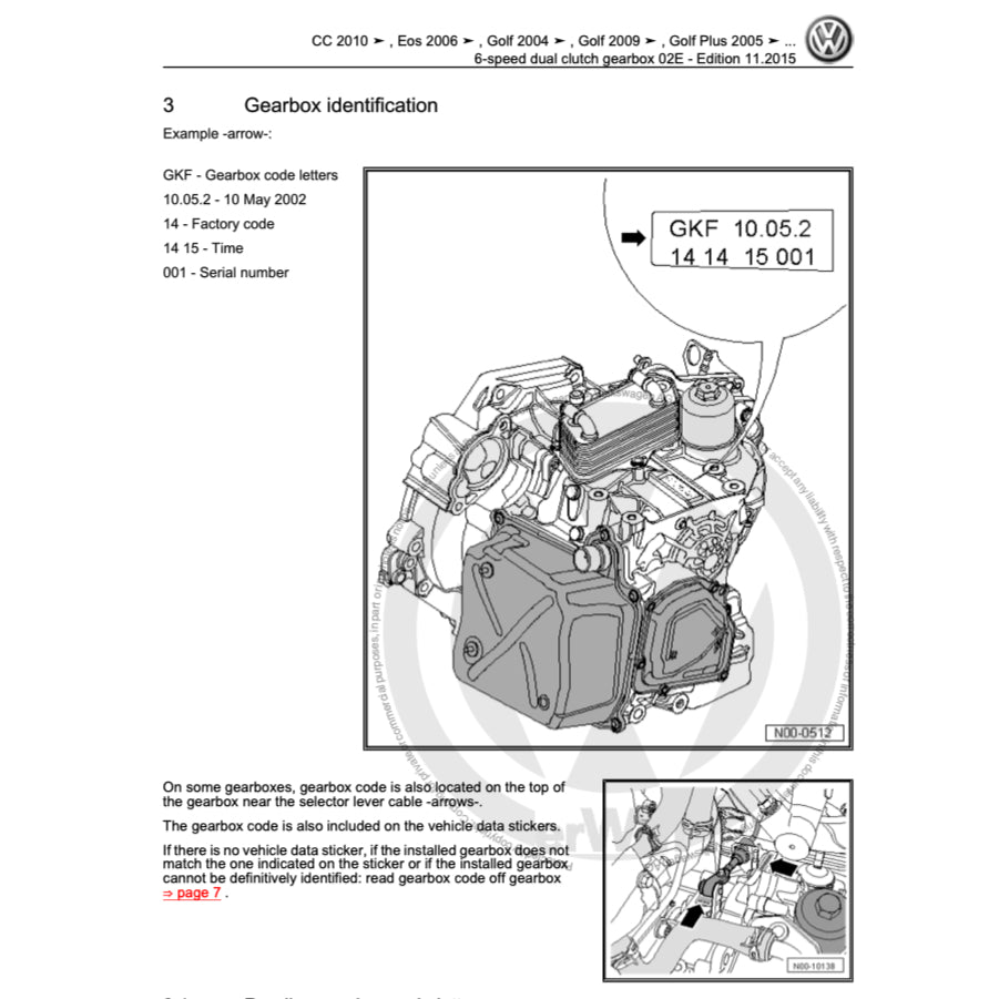 VW TIGUAN I 5N (2008-2016) SERVICE WORKSHOP MANUAL