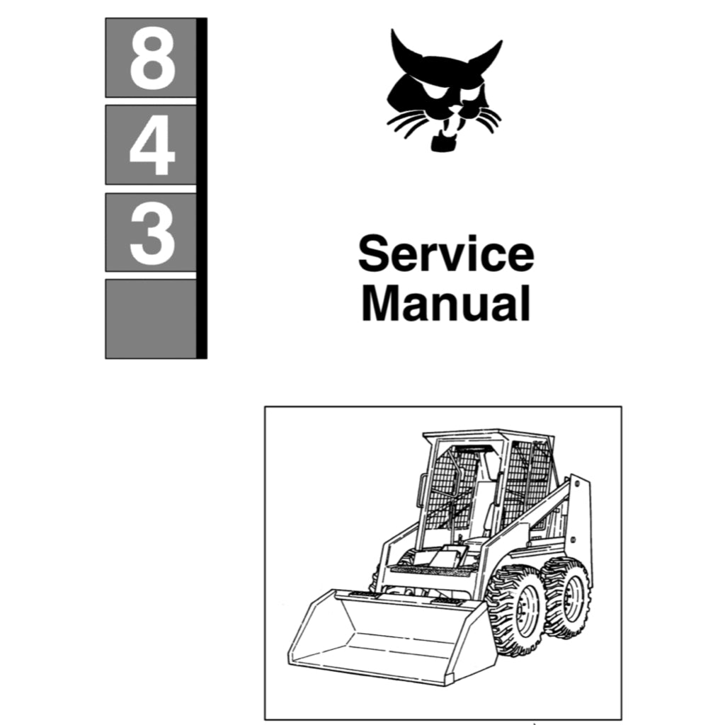 BOBCAT LOADER / EXCAVATOR SERVICE MANUAL