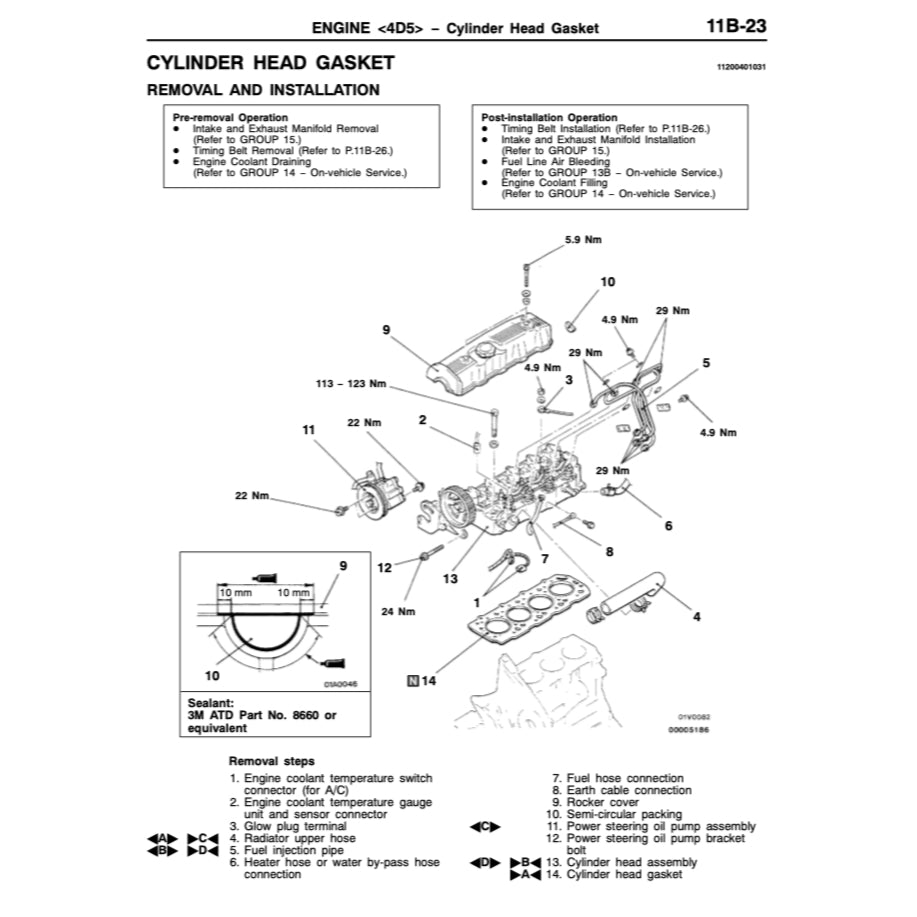 MITSUBISHI PAJERO SPORT (1996-2008) SERVICE WORKSHOP MANUAL