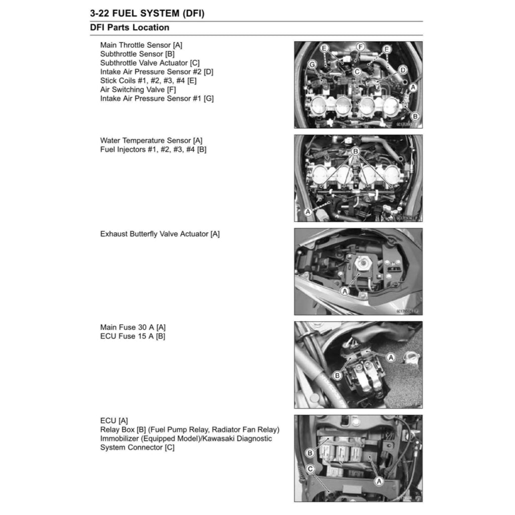 KAWASAKI NINJA ZX-6R (2019-2023) SERVICE WORKSHOP MANUAL + OWNER'S MANUAL