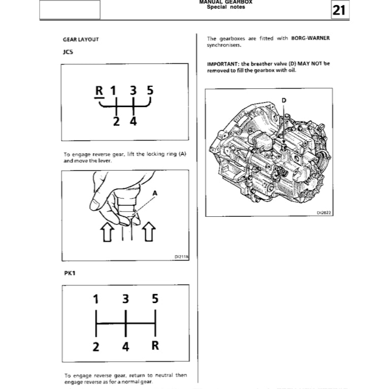 RENAULT ESPACE 3 (1996-2002) SERVICE WORKSHOP MANUAL