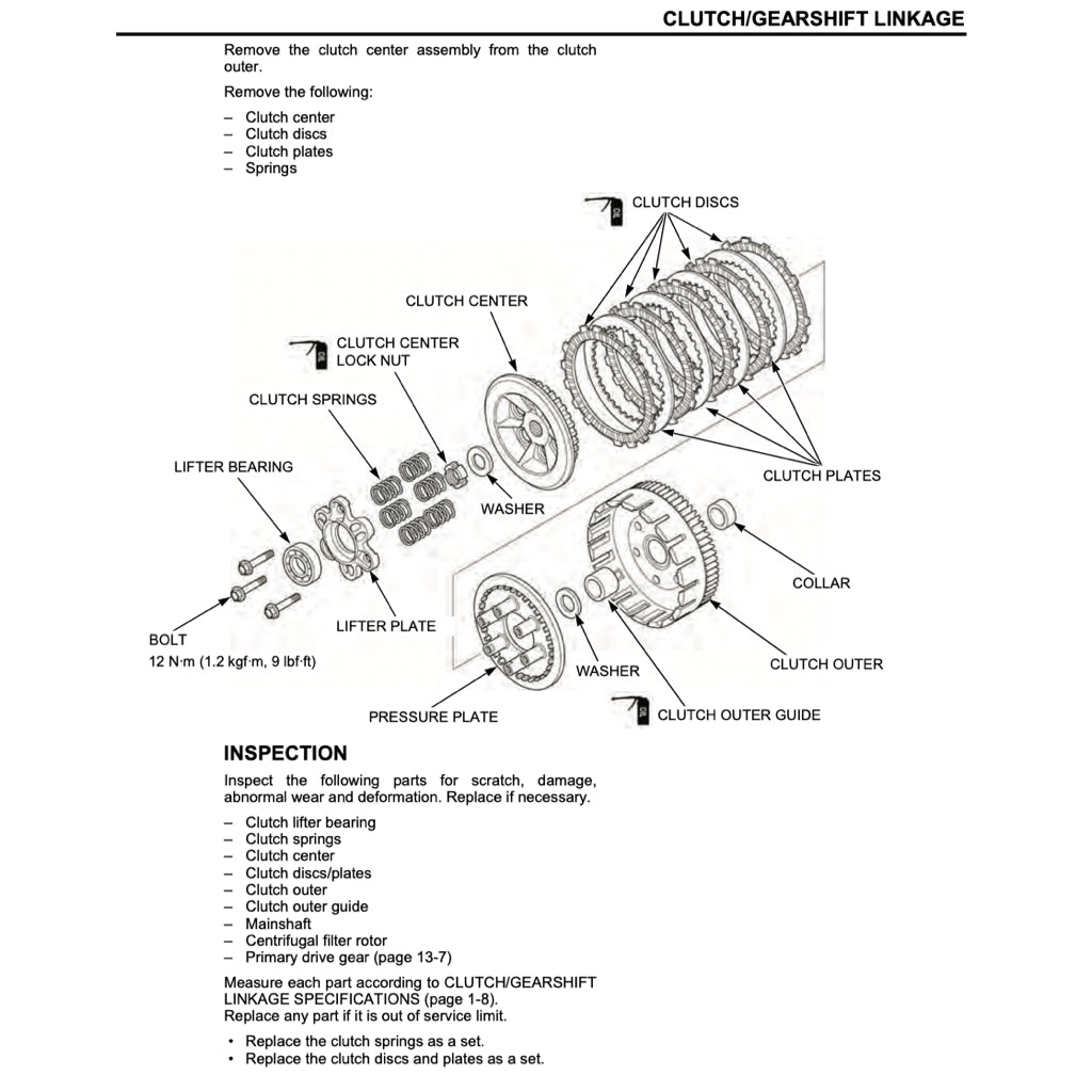 HONDA MSX125 GROM (2013-2018) SERVICE WORKSHOP MANUAL + PARTS CATALOGUE + OWNER'S MANUAL
