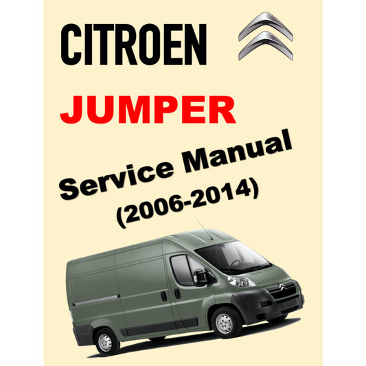 CITROEN JUMPER (2006-2014) SERVICE WORKSHOP MANUAL
