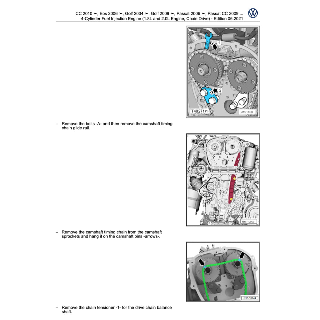 VW PASSAT B6 (2005-2011) SERVICE WORKSHOP MANUAL