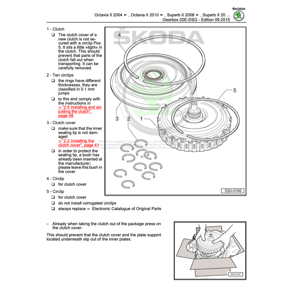 SKODA SUPERB B6 (2005-2014) SERVICE WORKSHOP MANUAL