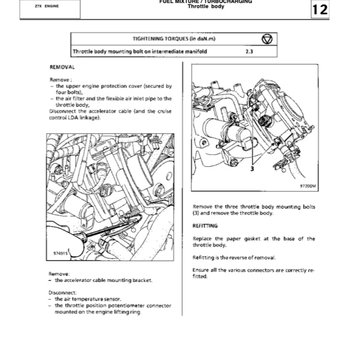 RENAULT ESPACE 3 (1996-2002) SERVICE WORKSHOP MANUAL