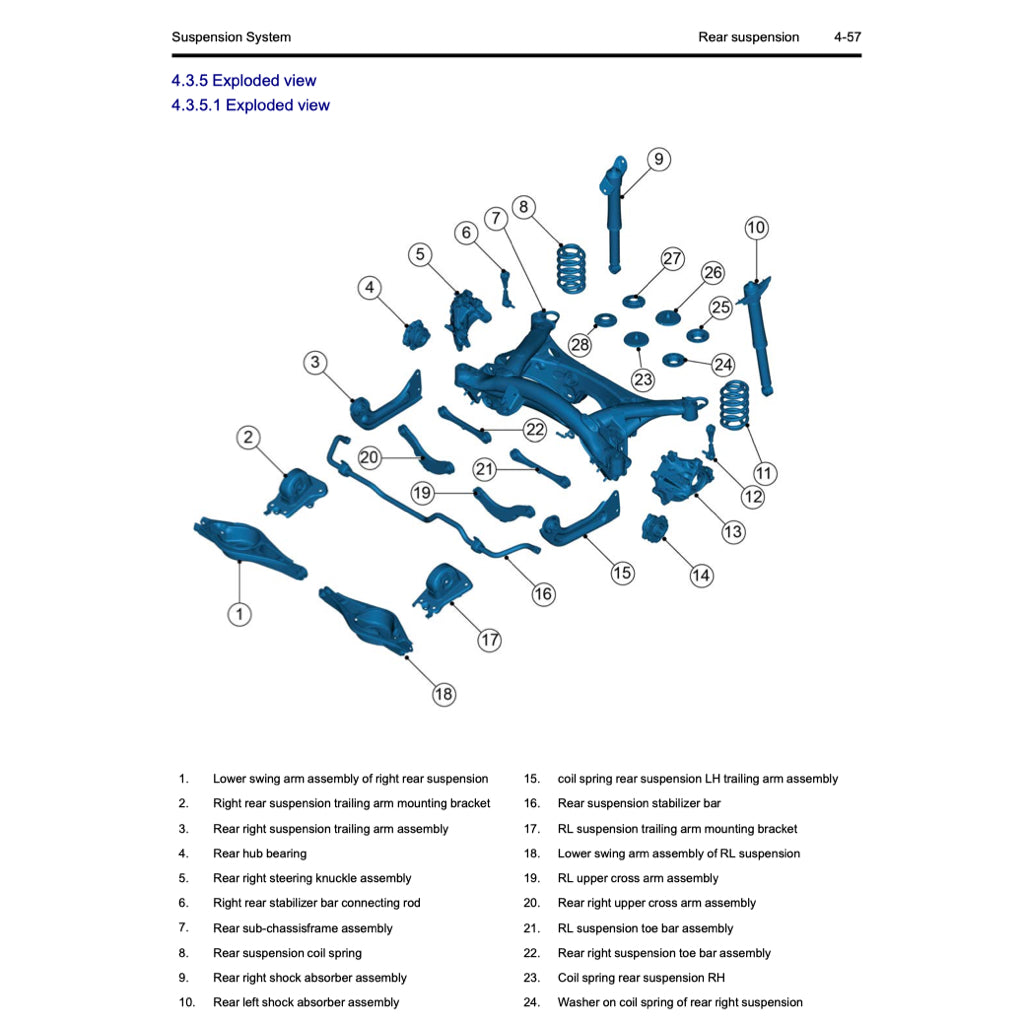 GEELY XINGYUE L / MONJAR0 KX11 (2022+) SERVICE WORKSHOP MANUAL