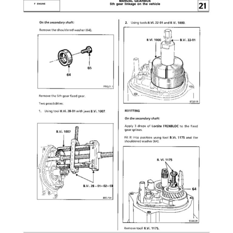 RENAULT ESPACE 3 (1996-2002) SERVICE WORKSHOP MANUAL