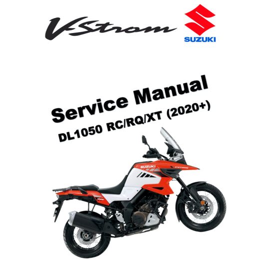 SUZUKI V STORM V STROM VSTROM DL1050 RC/RQ/XT (2020+) SERVICE WORKSHOP MANUAL + PARTS CATALOGUE+ OWNER's MANUAL