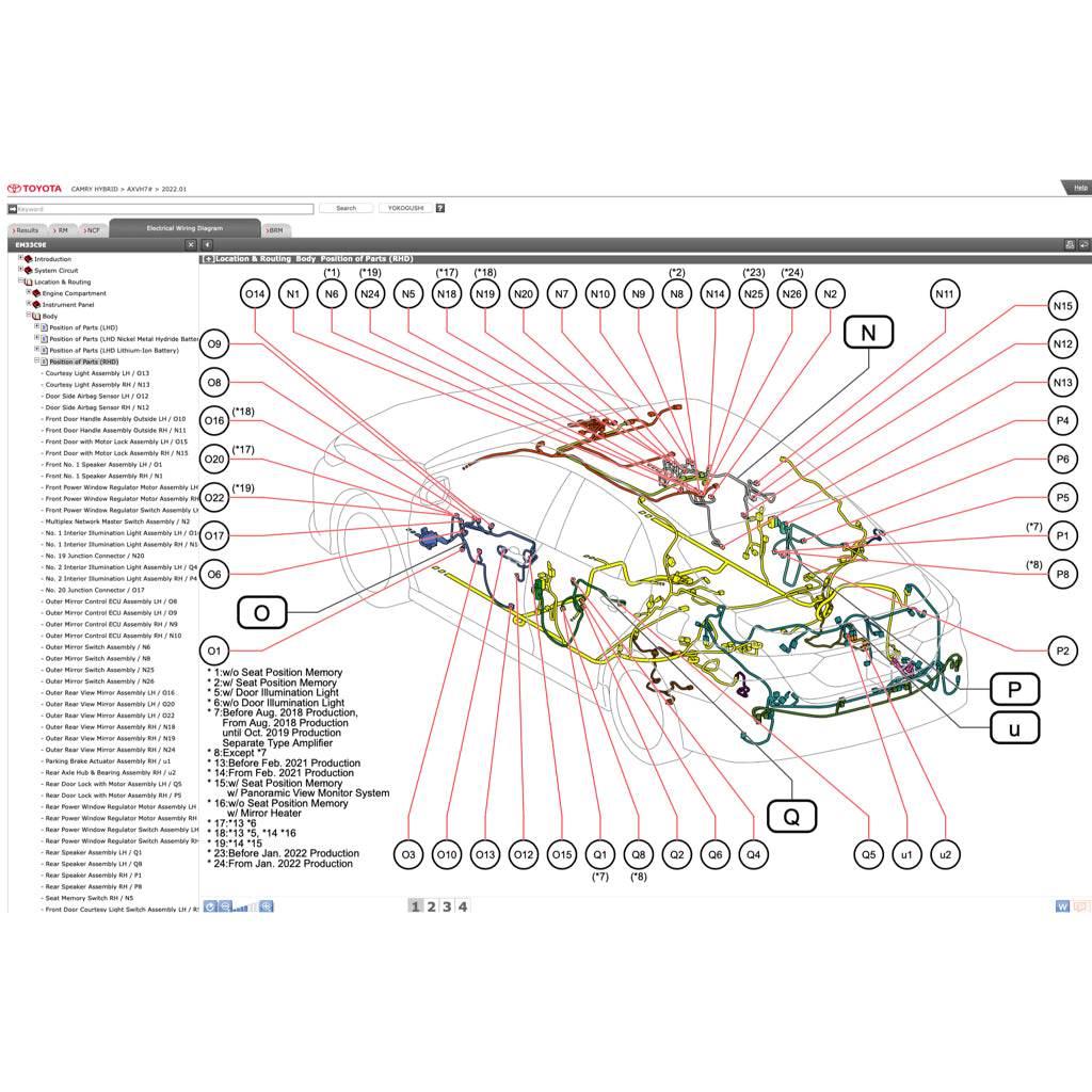 TOYOTA CAMRY HYBRID AXVH70 (2018+) SERVICE WORKSHOP MANUAL