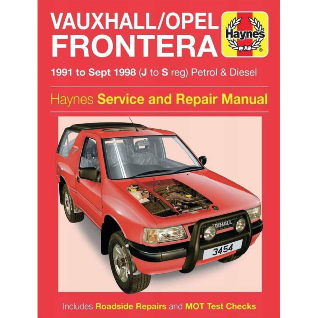 OPEL FRONTERA MK1 (1991-1998) SERVICE & REPAIR MANUAL