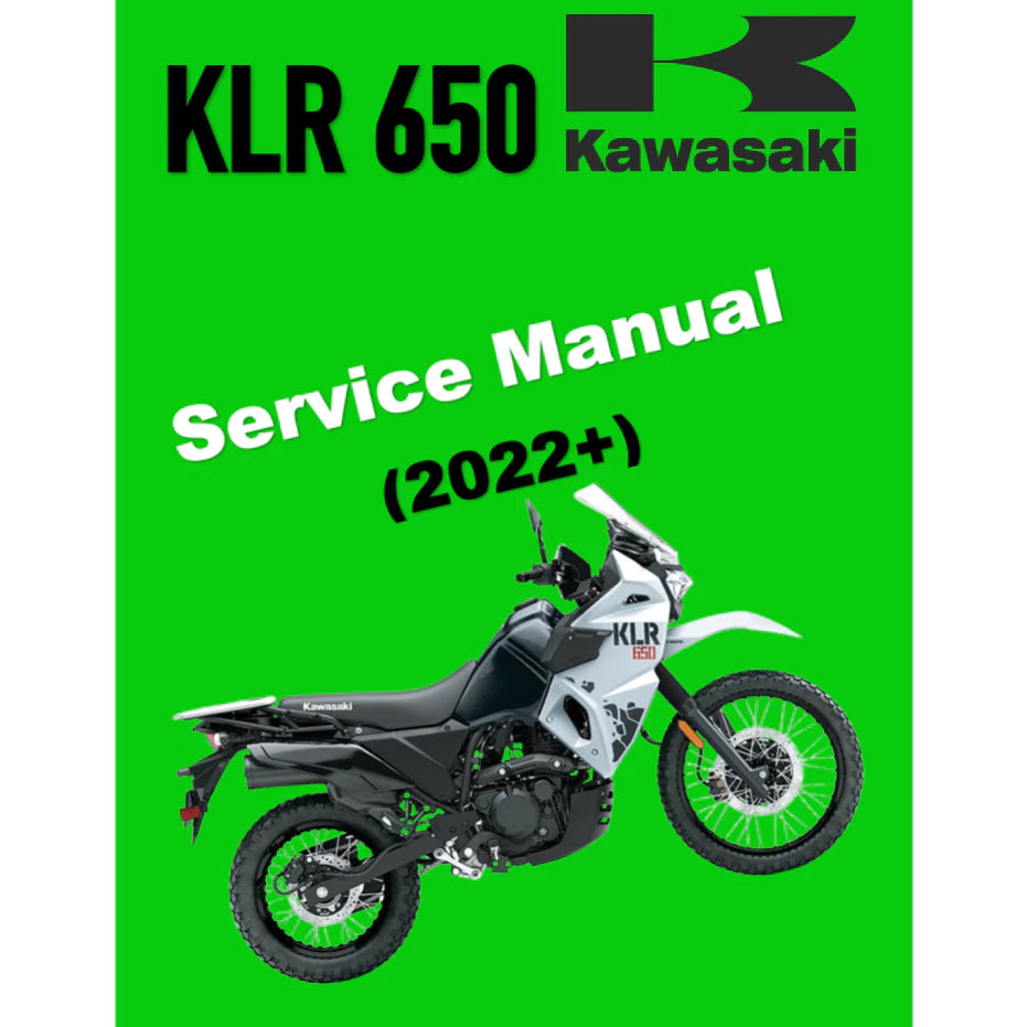 KAWASAKI KLR650 (2022+) SERVICE WORKSHOP MANUAL + OWNER'S MANUAL