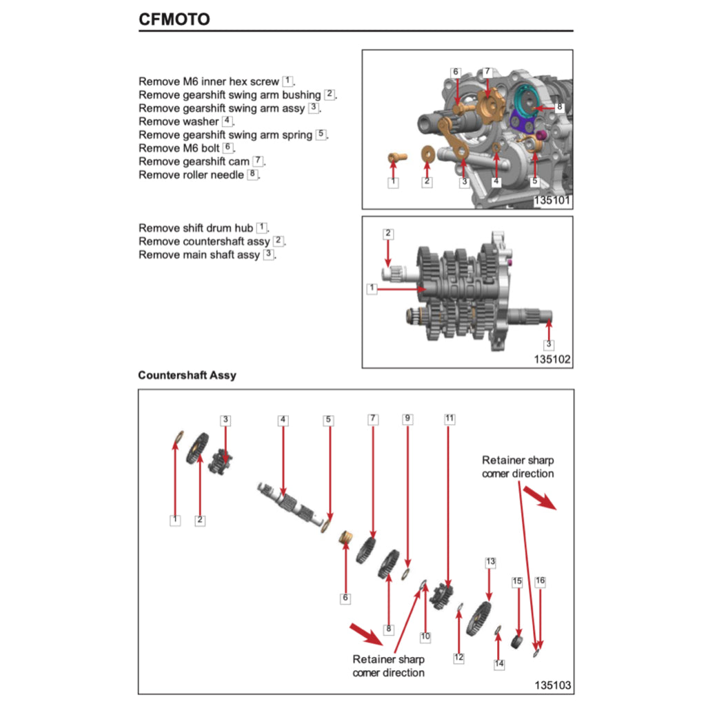 CFMOTO CF650NK CF650-7C (2020-2023) SERVICE WORKSHOP MANUAL + OWNER'S MANUAL