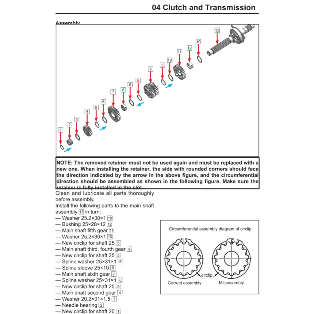 CFMOTO 675SS (2025+) SERVICE WORKSHOP MANUAL + OWNER'S MANUAL
