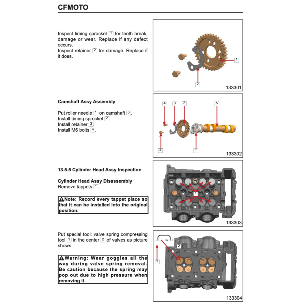 CFMOTO CF650NK CF650-7C (2020-2023) SERVICE WORKSHOP MANUAL + OWNER'S MANUAL