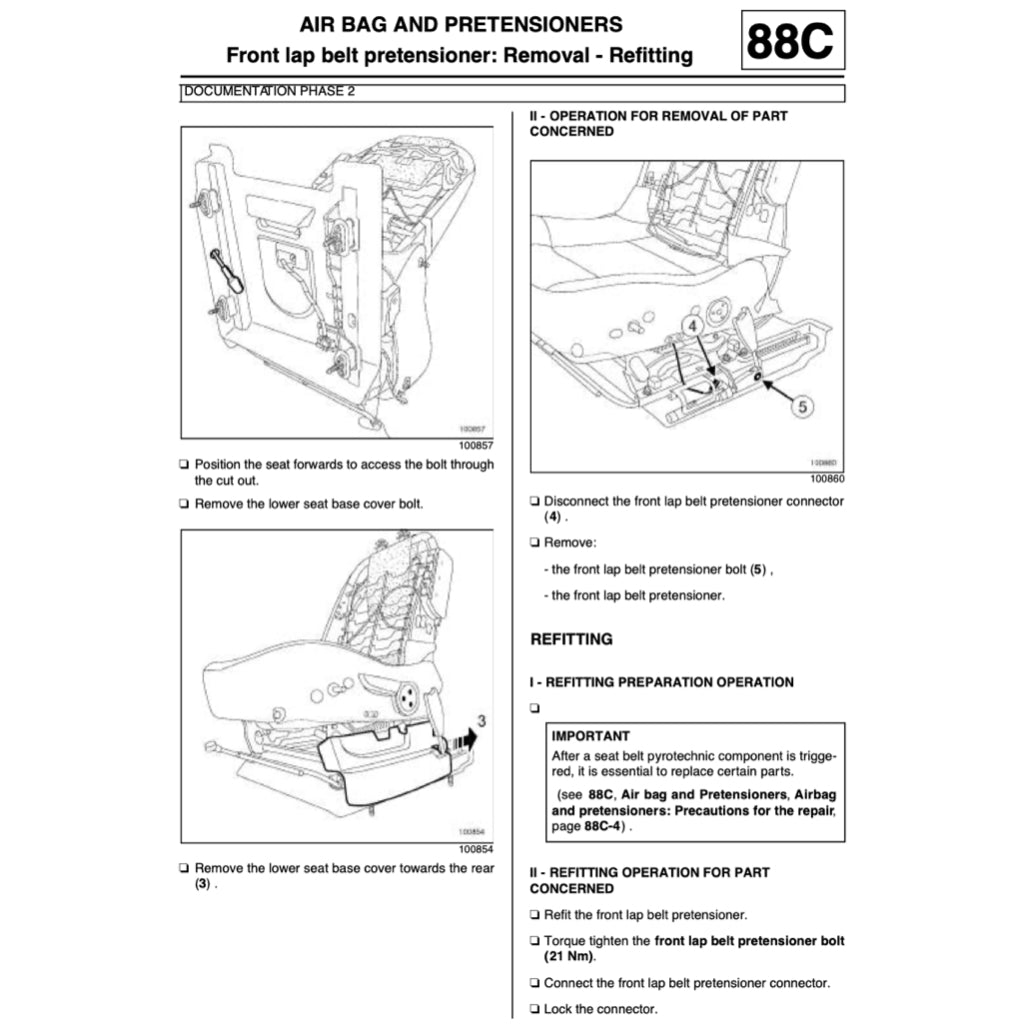 RENAULT ESPACE 4 (2002-2015) SERVICE WORKSHOP MANUAL