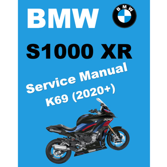 BMW S1000 XR II K69 (2020+) SERVICE WORKSHOP MANUAL + PARTS CATALOGUE + RIDER'S MANUAL