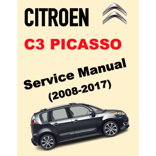 CITROEN C3 PICASSO (2008-2017) SERVICE WORKSHOP MANUAL