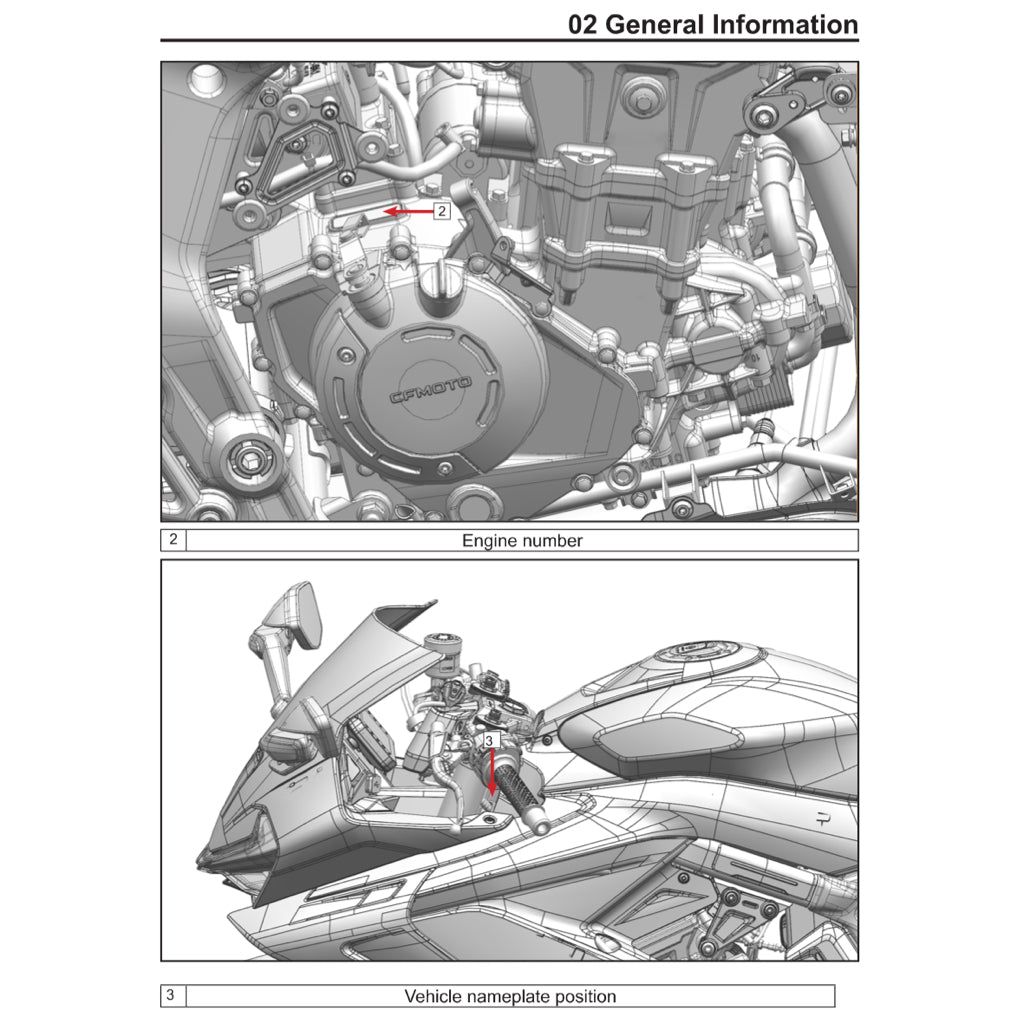 CFMOTO 675SS (2025+) SERVICE WORKSHOP MANUAL + OWNER'S MANUAL