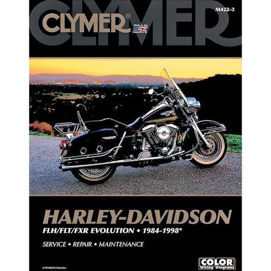 HARLEY DAVIDSON TOURING MODELS (1984-1998) SERVICE WORKSHOP MANUAL + PARTS CATALOGUE