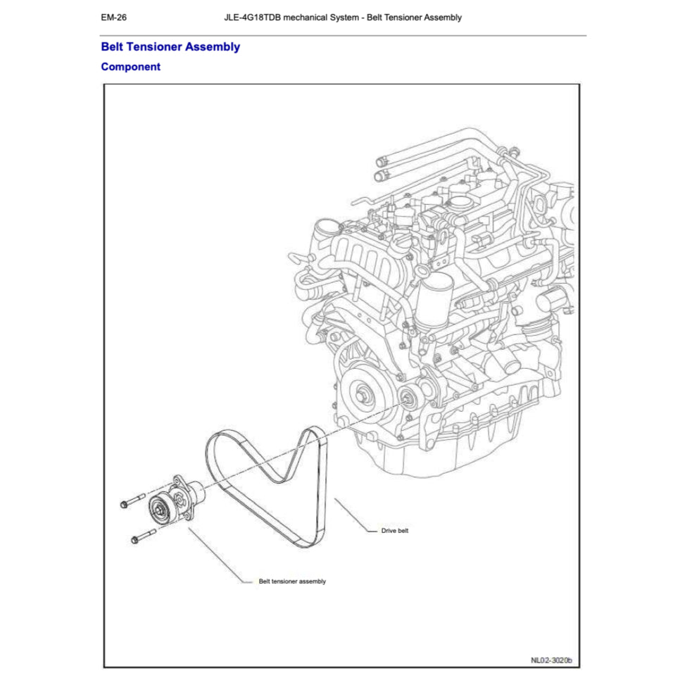 PROTON (GEELY) ENGINE 1.8L 4G18TDB SERVICE REPAIR MANUAL