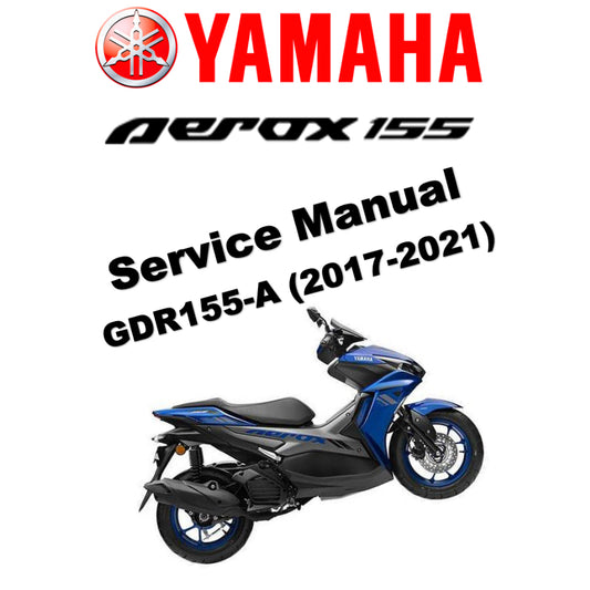 YAMAHA AEROX155 V1 (2017-2021) SERVICE WORKSHOP MANUAL + PARTS CATALOGUE + OWNER'S MANUAL