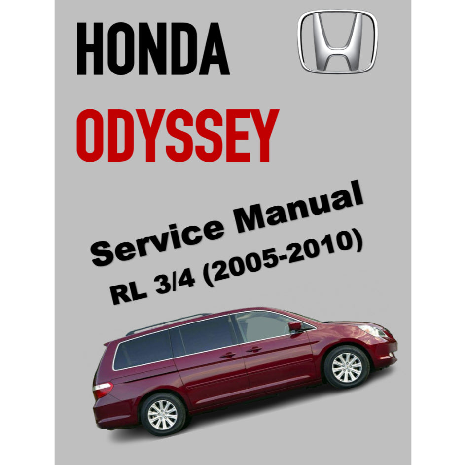 HONDA ODYSSEY RL 3/4 (2005-2010) SERVICE WORKSHOP MANUAL