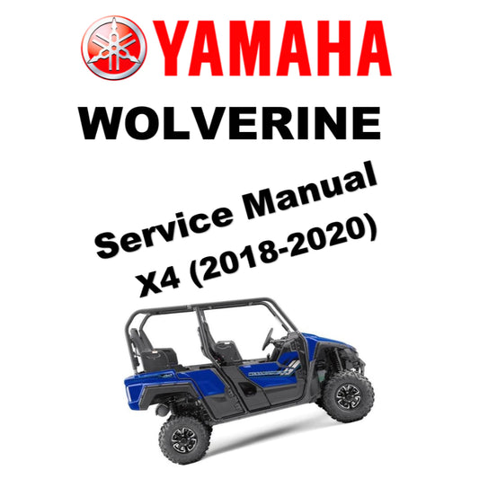 YAMAHA WOLVERINE X4 (2018-2020) ATV SERVICE WORKSHOP MANUAL