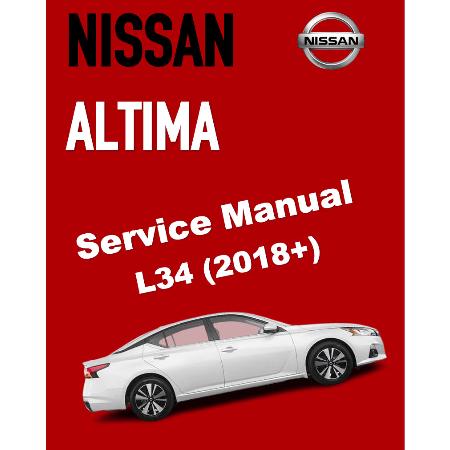 NISSAN ALTIMA L34 (2018+) SERVICE WORKSHOP MANUAL
