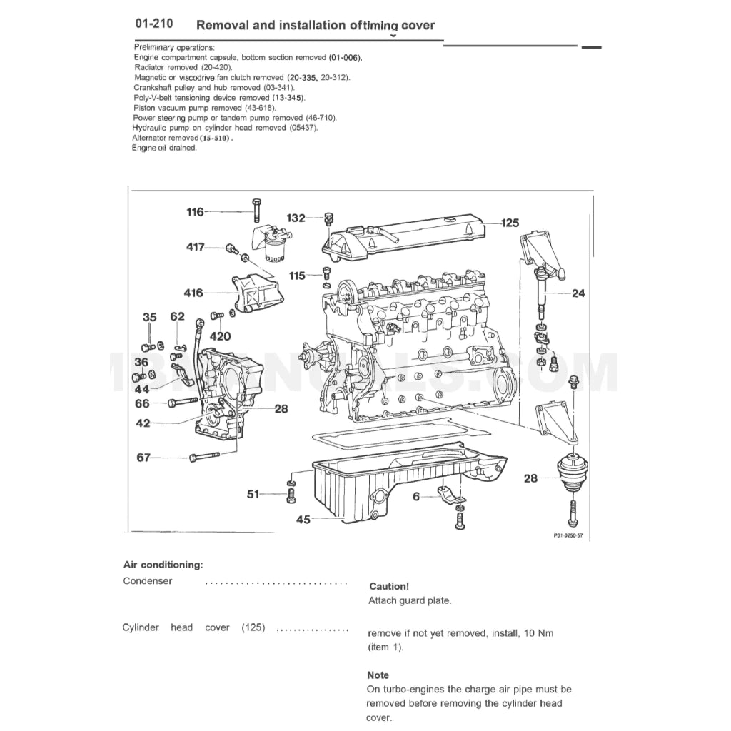 MERCEDES-BENZ ENGINE OM602 SERVICE REPAIR MANUAL