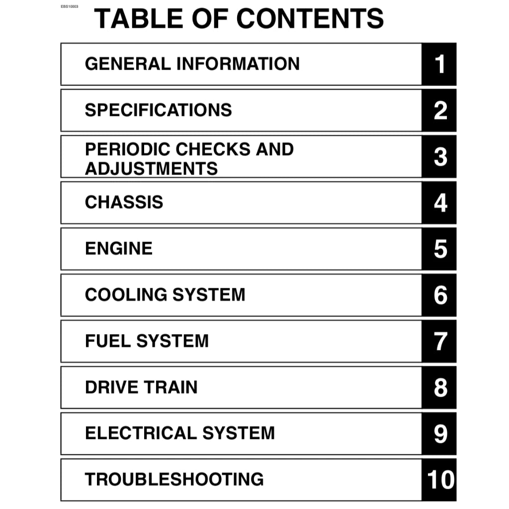 YAMAHA GRIZZLY 700 EPS (2019-2020) ATV SERVICE WORKSHOP MANUAL