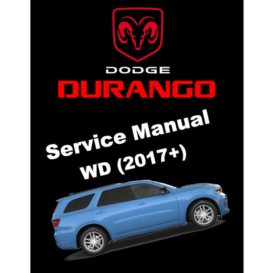 DODGE DURANGO WD (2017+) SERVICE WORKSHOP MANUAL